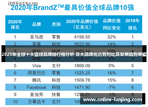 2025年全球十大篮球品牌排行榜分析 各大品牌优劣势对比及发展趋势展望