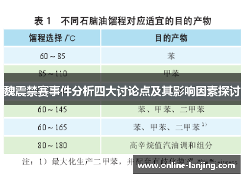 魏震禁赛事件分析四大讨论点及其影响因素探讨